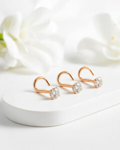 Dirección de Arte con IA para Fresh Trends: fotografía macro de joyería de lujo, diamantes y oro por Camm Productions.